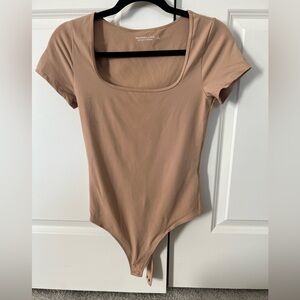 Abercrombie & Fitch tan bodysuit, A & F collection